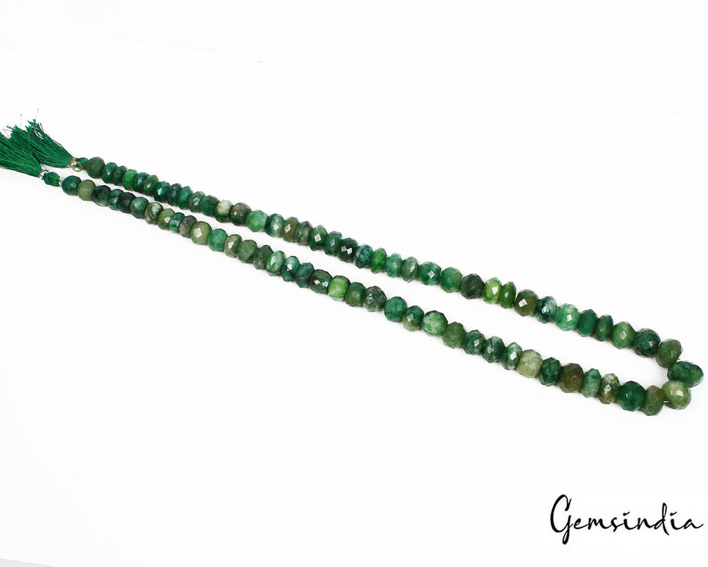 Brazilian Emerald Beaded Strand — 10mm to 16mm, 810 Ct, Brazil