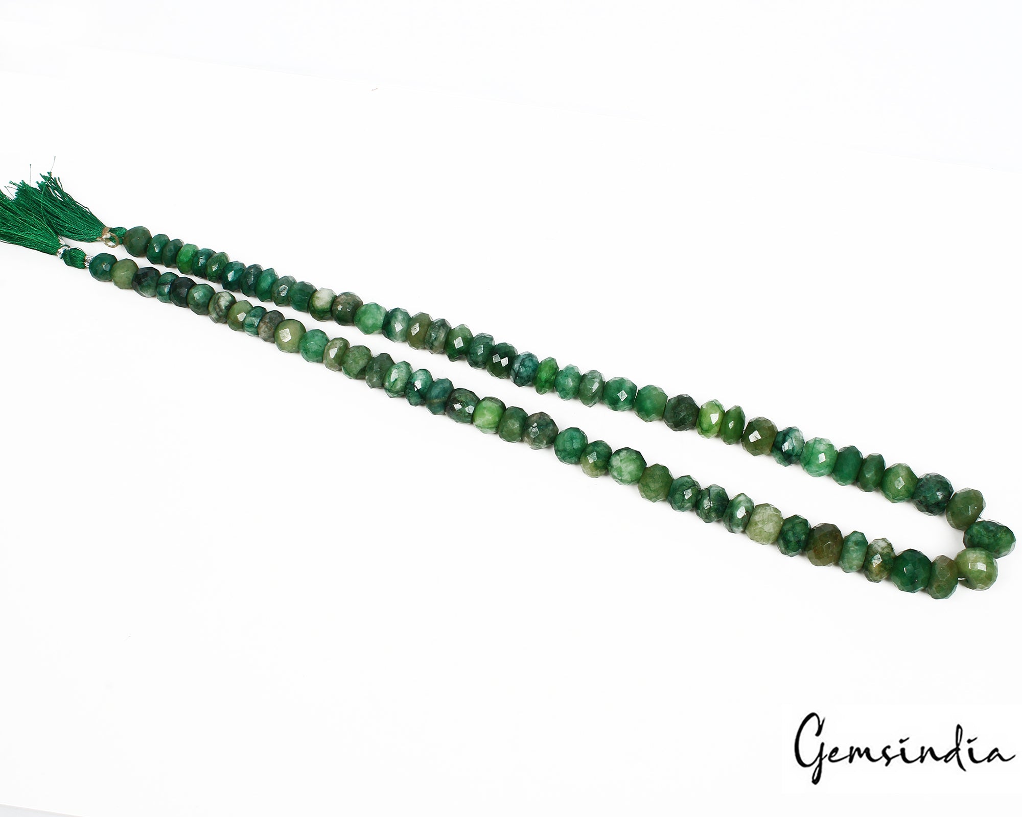 Brazilian Emerald Beaded Strand — 10mm to 16mm, 810 Ct, Brazil