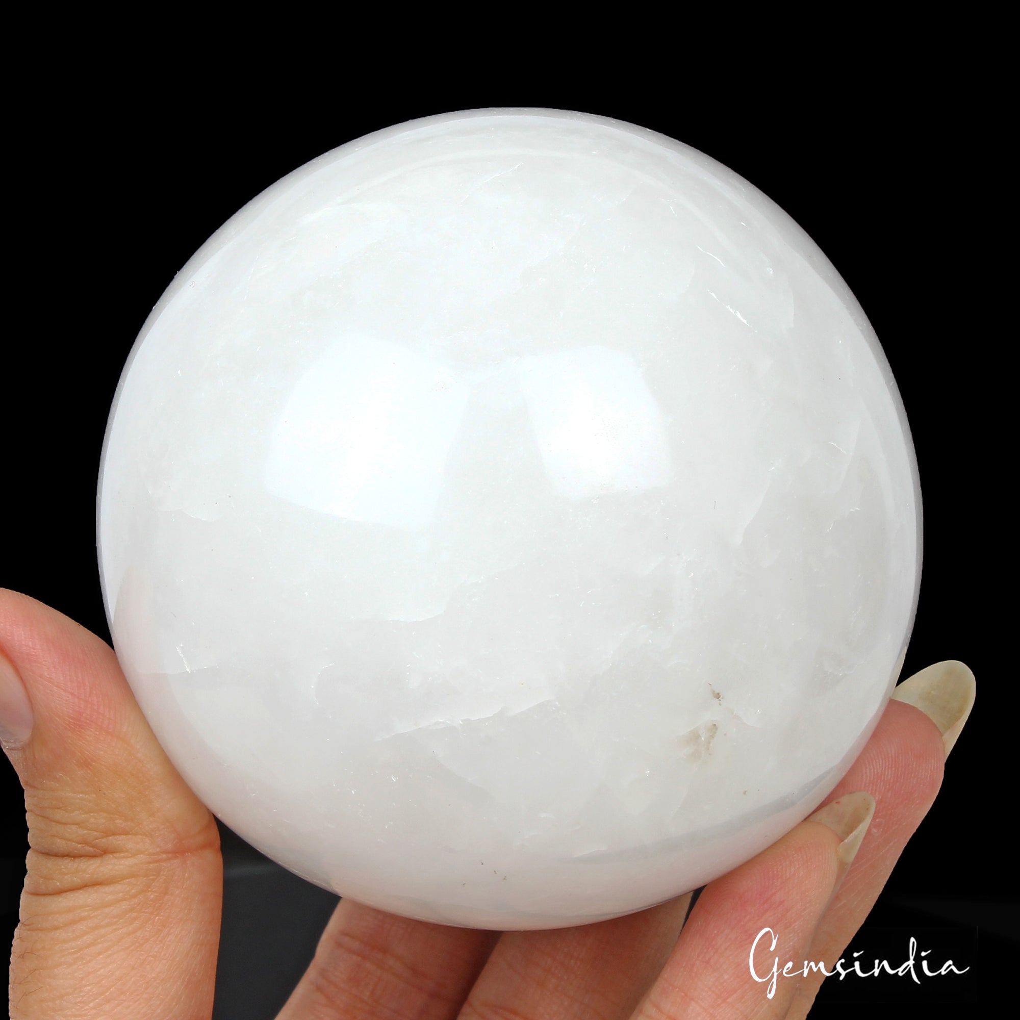 2800Ct Natural Untreated White Quartz Healing Crystal Mineral Huge Gem Sphere 3"