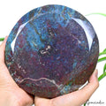 Large 4.47 Kg Natural bi-Color Untreated Ruby Kyanite Round Cut Museum Size Gem