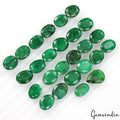 Certified Natural Green Emerald 270 Cts AAA+ Oval Cut Loose Gemstones lot~26 Pcs