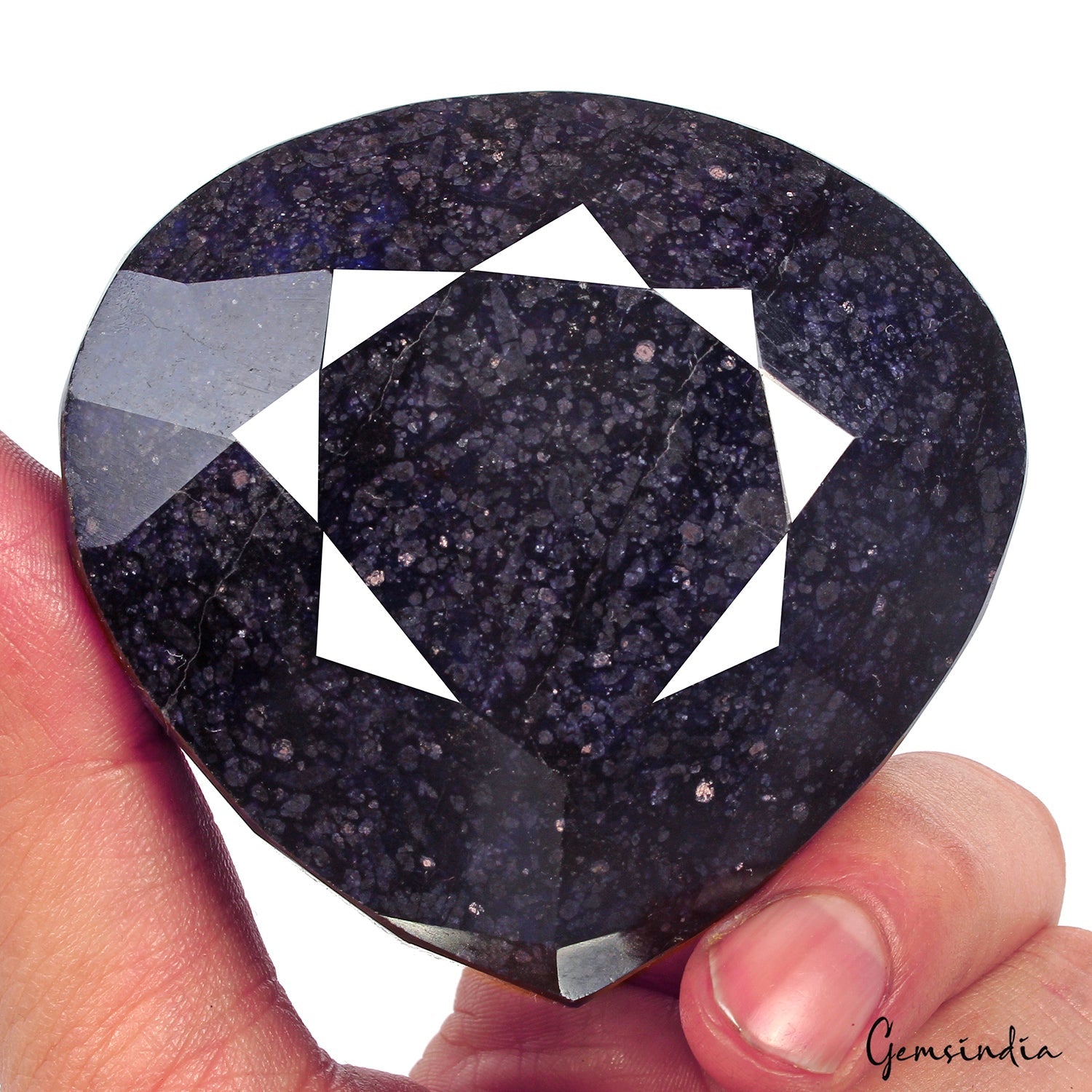 2060 Ct Natural Blue Sapphire Pear Cut Faceted Earth Mined Huge Loose Gemstone