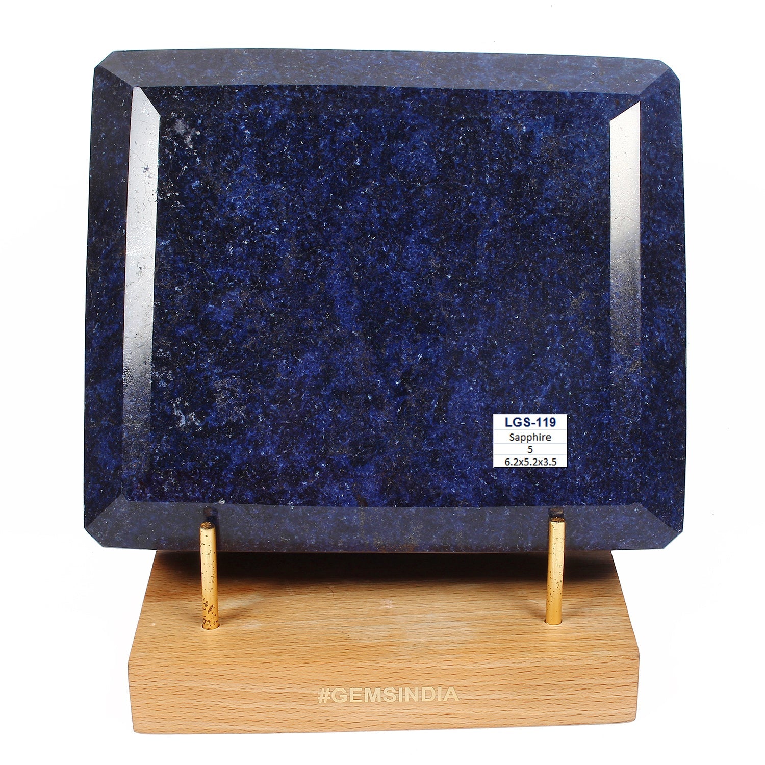 5 Kilo Natural Blue Sapphire Octagon Cut Large Madagascar Earth mined Gemstone