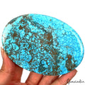 700 Ct Natural USA Arizona Spiderweb Blue Turquoise Oval Cab Loose Huge Size Gem