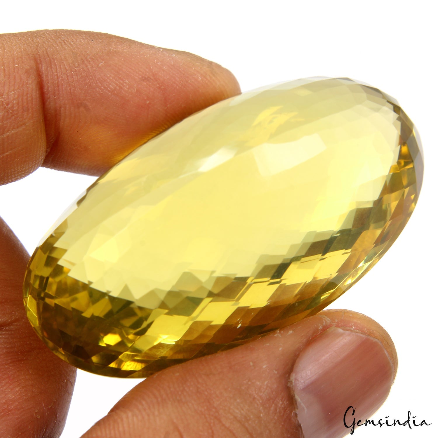 Certified 228.30 Ct Natural Yellow Citrine Oval Cut Loose Large &Eye Clean Gem