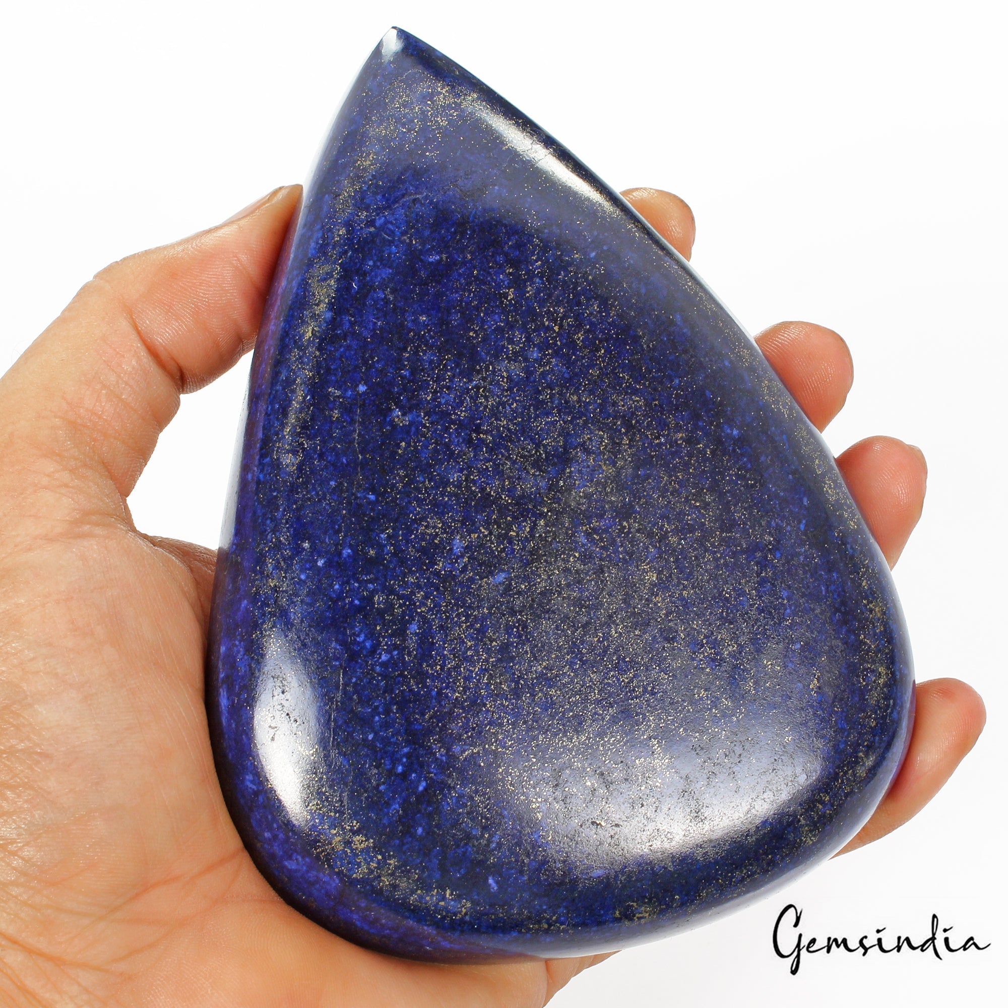 Museum Size 2700 Cts Natural Gold Pyrite Blue Lapis Lazuli Pear Loose Huge Gem