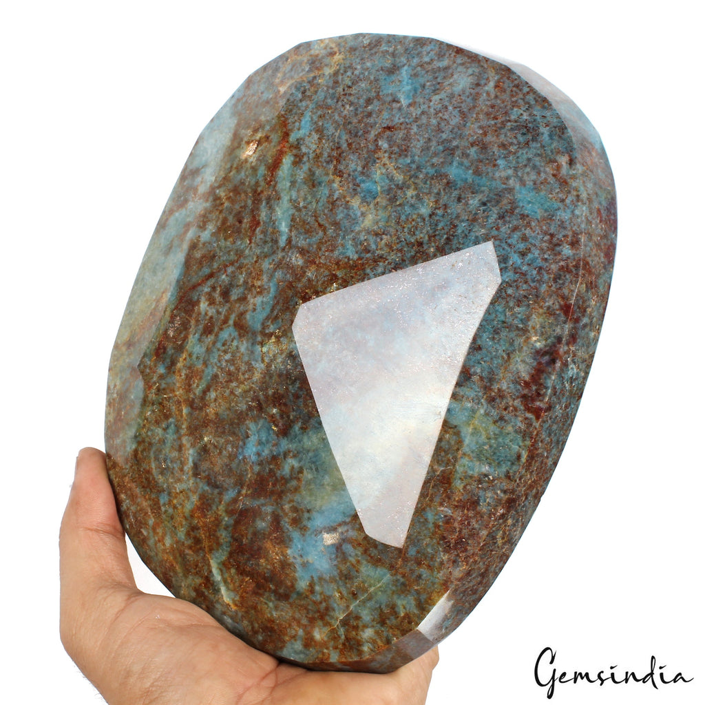 2.4 Kilo Natural Ruby Kyanite Oval Huge Museum Size Untreated Faceted Gemstone
