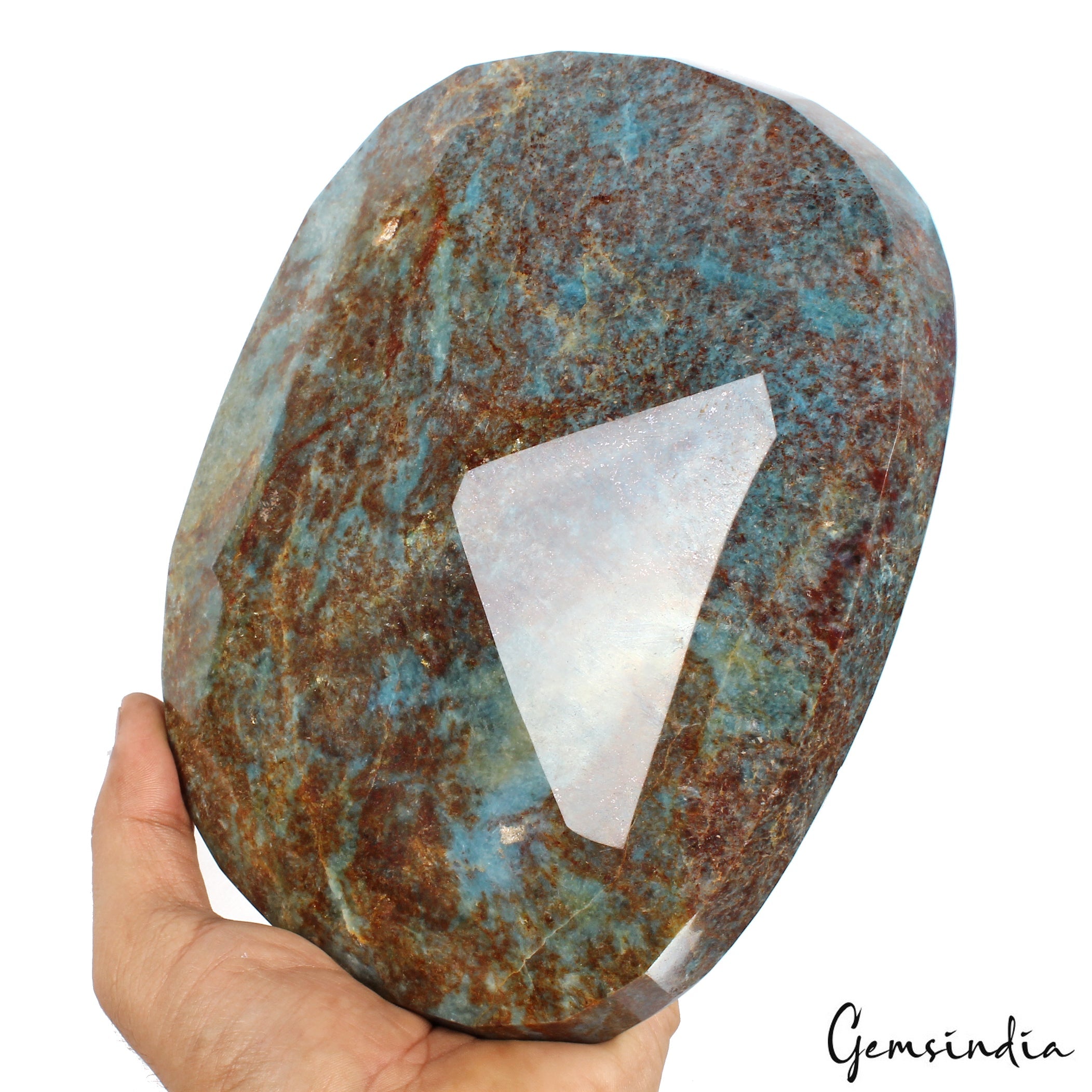 2.4 Kilo Natural Ruby Kyanite Oval Huge Museum Size Untreated Faceted Gemstone