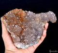 Amethyst Crystal Cluster, Untreated — 7x5.5x2.5 Inch, 890 g (4450 Ct), Uruguay