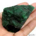 640 Ct Natural Brazilian Green Emerald Raw Rough Rock Crystal Minerals Huge Gem
