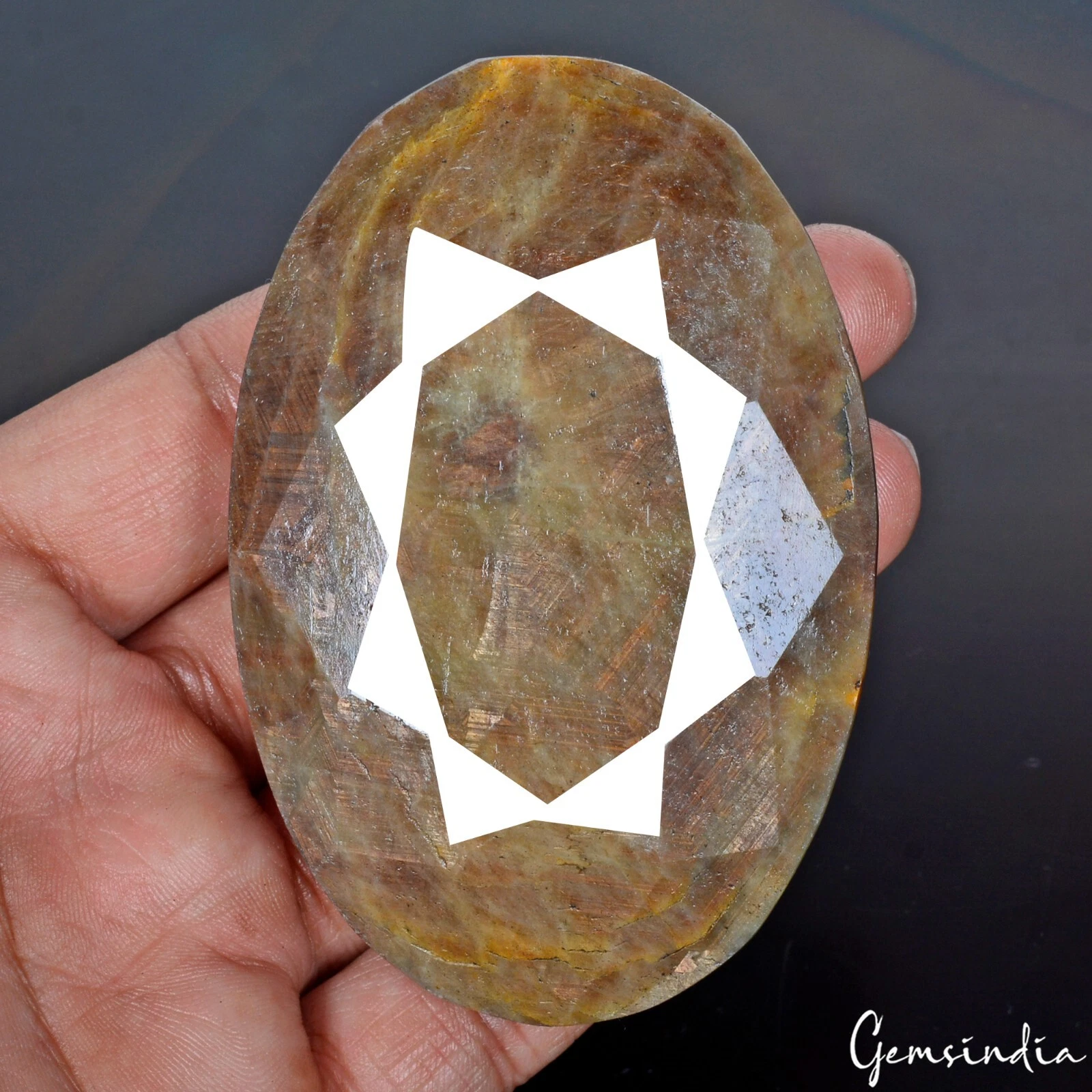 Natural Untreated Golden Oval Cut Faceted Earth Mined Huge 1290 Ct Loose Gems