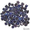 250 Ct/77 Pcs Natural African Blue Sapphire Mixed Cab Loose Gems Lot For Jewelry