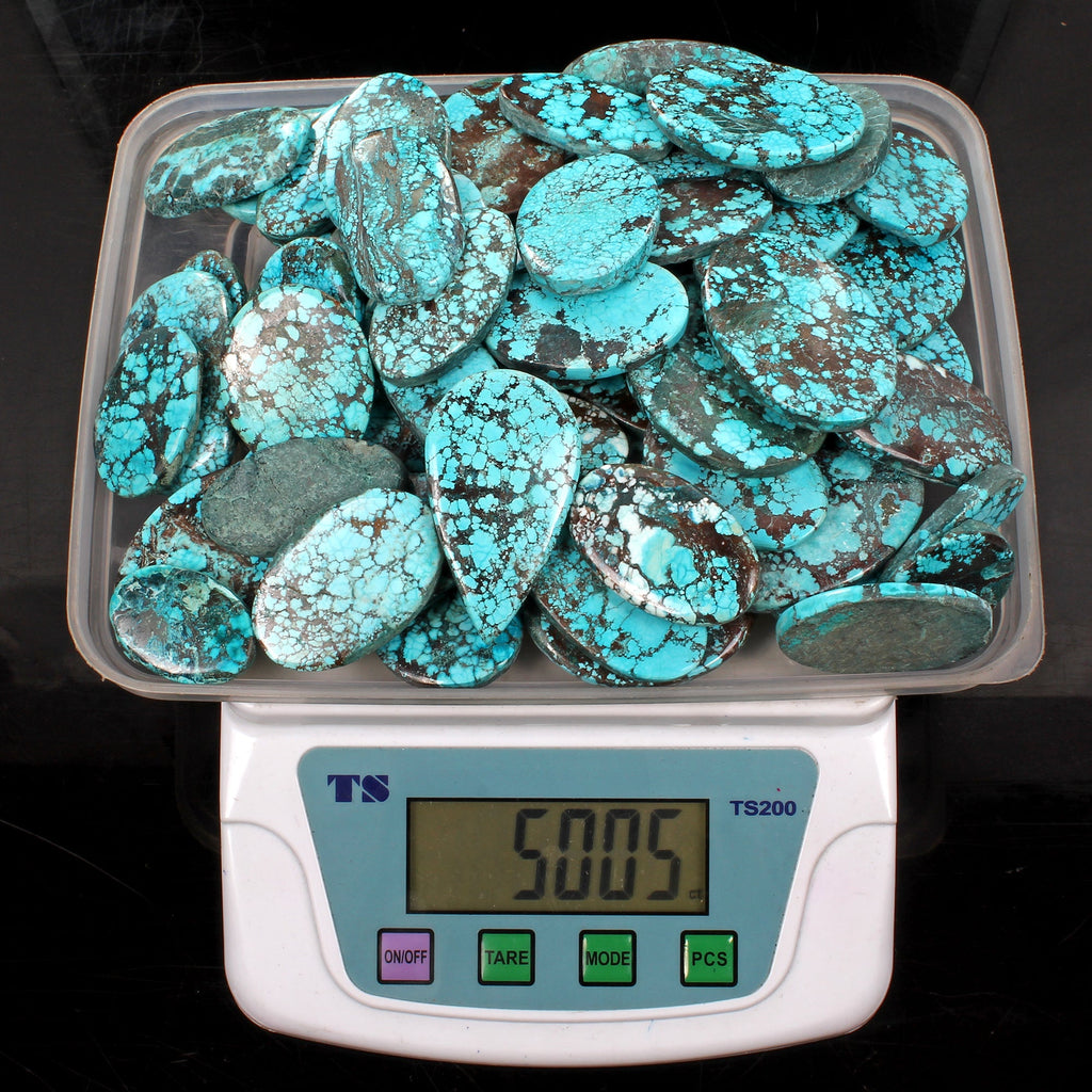 1 Kilo Lot Spiderweb Turquoise Blue Green Mix Shape Loose Gemstone A+ 31mm-60mm