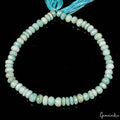 Amazonite Beaded Strand — 6-7mm, 96.60 Ct, Madagascar