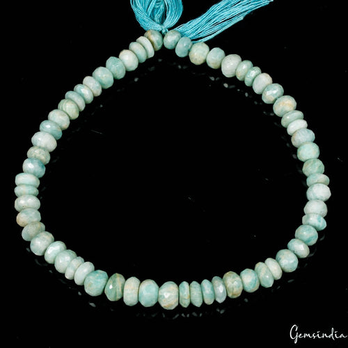 Amazonite Beaded Strand — 6-7mm, 96.60 Ct, Madagascar