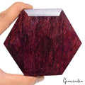 Certified 4300 Ct Natural Madagascar Dark Red Ruby Hexagon Cut Loose Huge Gem NM