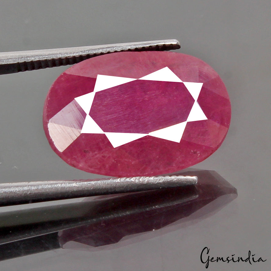 Certified 10.50 Ct Natural Red Ruby Oval Cut Faceted Loose Gems From Mozambique