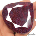 1380 Ct Natural Red Ruby Pear Cut Faceted Earth Mined Huge Size Loose Gemstone