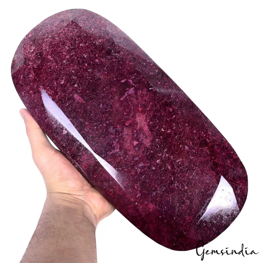 Ruby Loose Gemstone, Color Enhanced, Red — 13x6x2.25 Inches, 36450 Ct (7.29 Kg), Madagascar