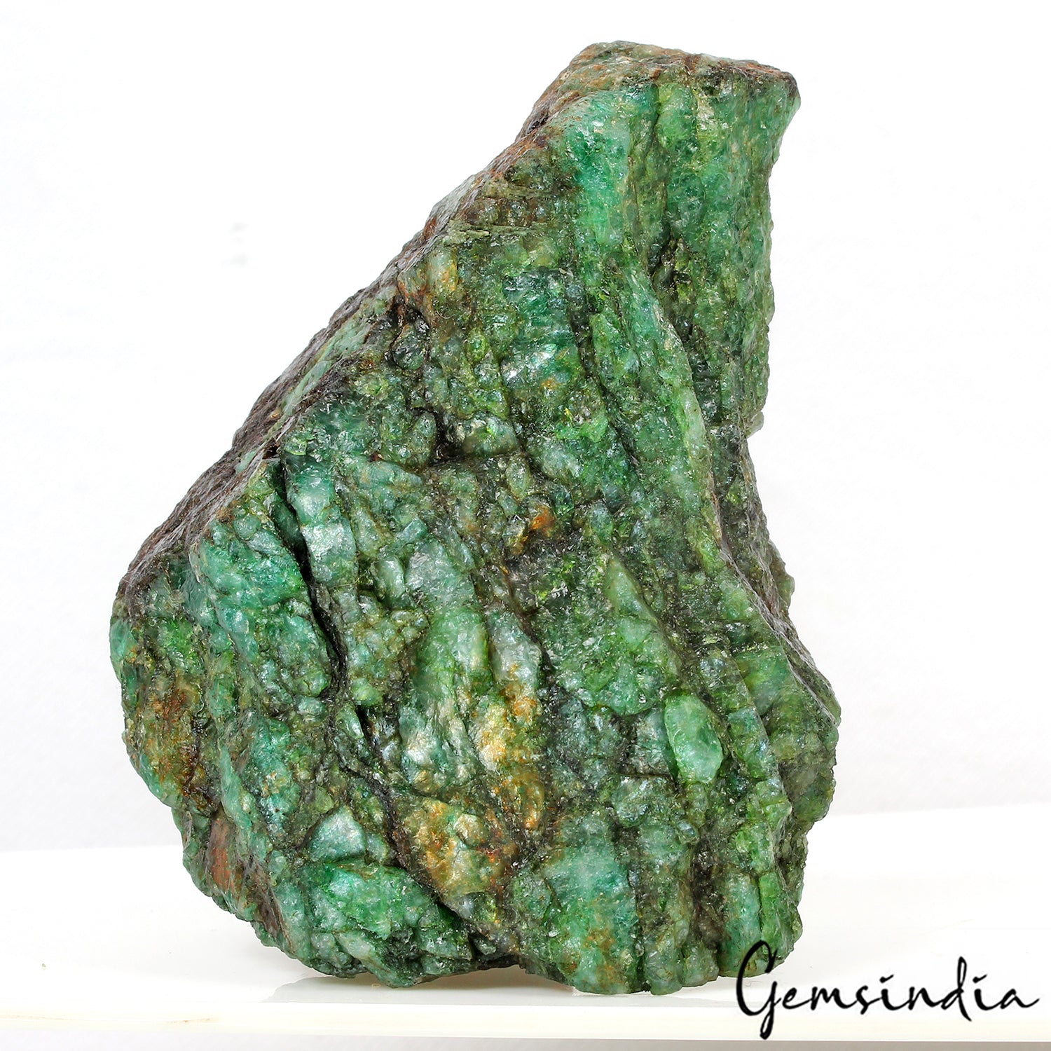 1760 Ct Natural Green Emerald Colombian Uncut Rough Huge Loose Gemstone Specimen