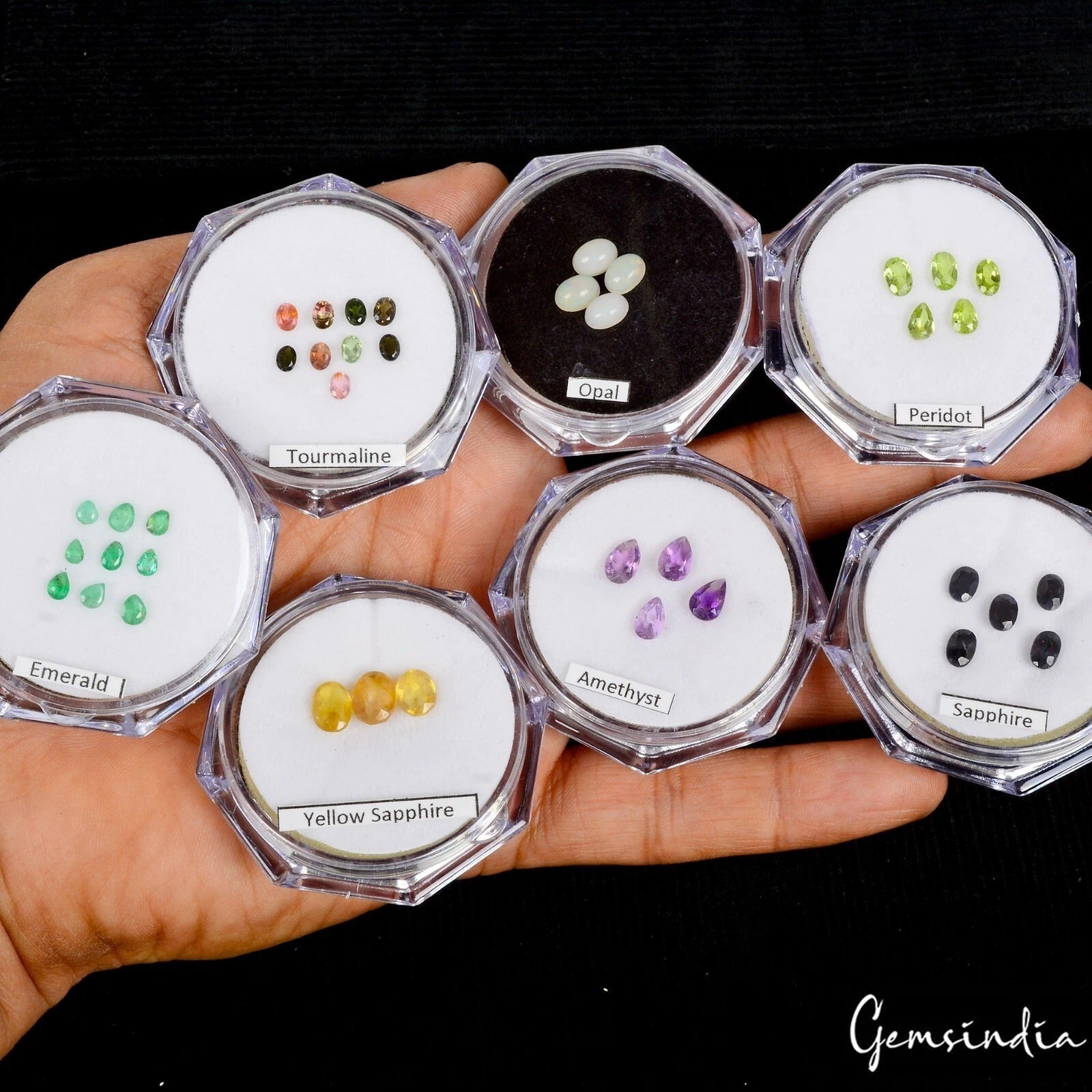 18.20 Cts/39 Pcs Natural Untreated Mufti Color Mix Cut Rare Gems Lot For Jewelry