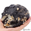 Massive Black Tourmaline w/Feldspar Erongo Mountain Namibia Specimen Rough 1.3Kg