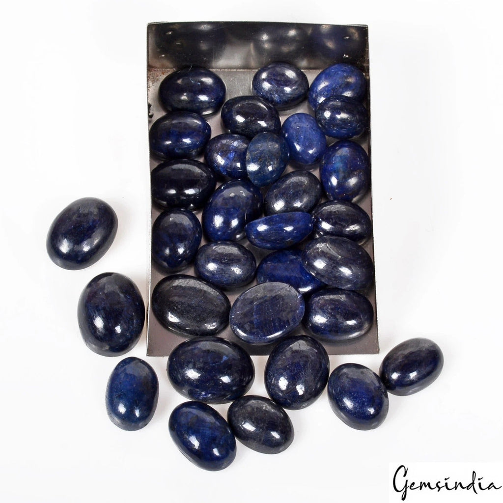 250.00 Ct Natural Blue Sapphire Oval Cab Loose Wholesale Certified Gemstone Lot