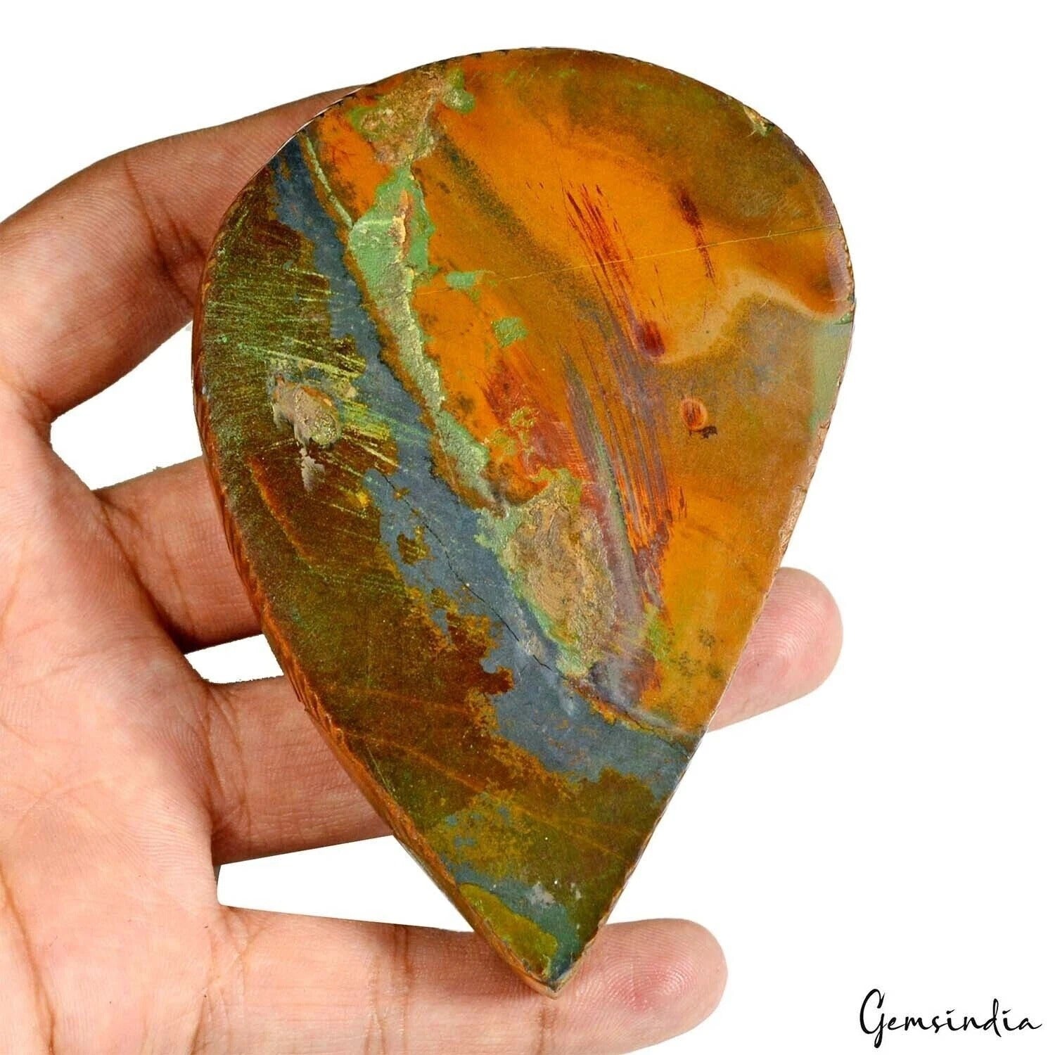 1350 Cts Natural Untreated Bi Color Tiger Eye Pear Hand Carved Earth Mined Gem