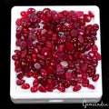 183 Pcs Natural Red Ruby Mix Cabochon 3mm-6mm Loose jewelry Gemstones ~133.70 Ct