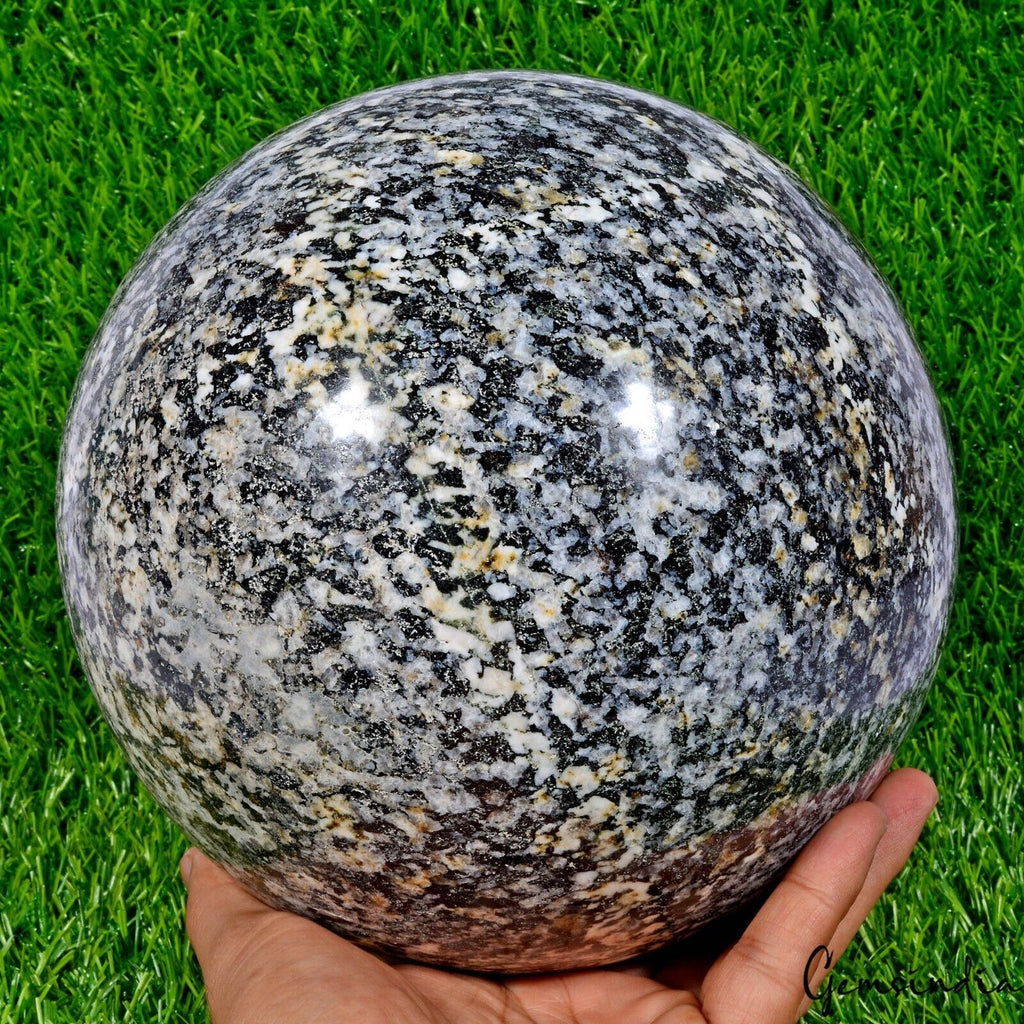 11.5 Kilo Natural Snowflake Obsidian Large Crystal Healing Mineral Sphere/Ball
