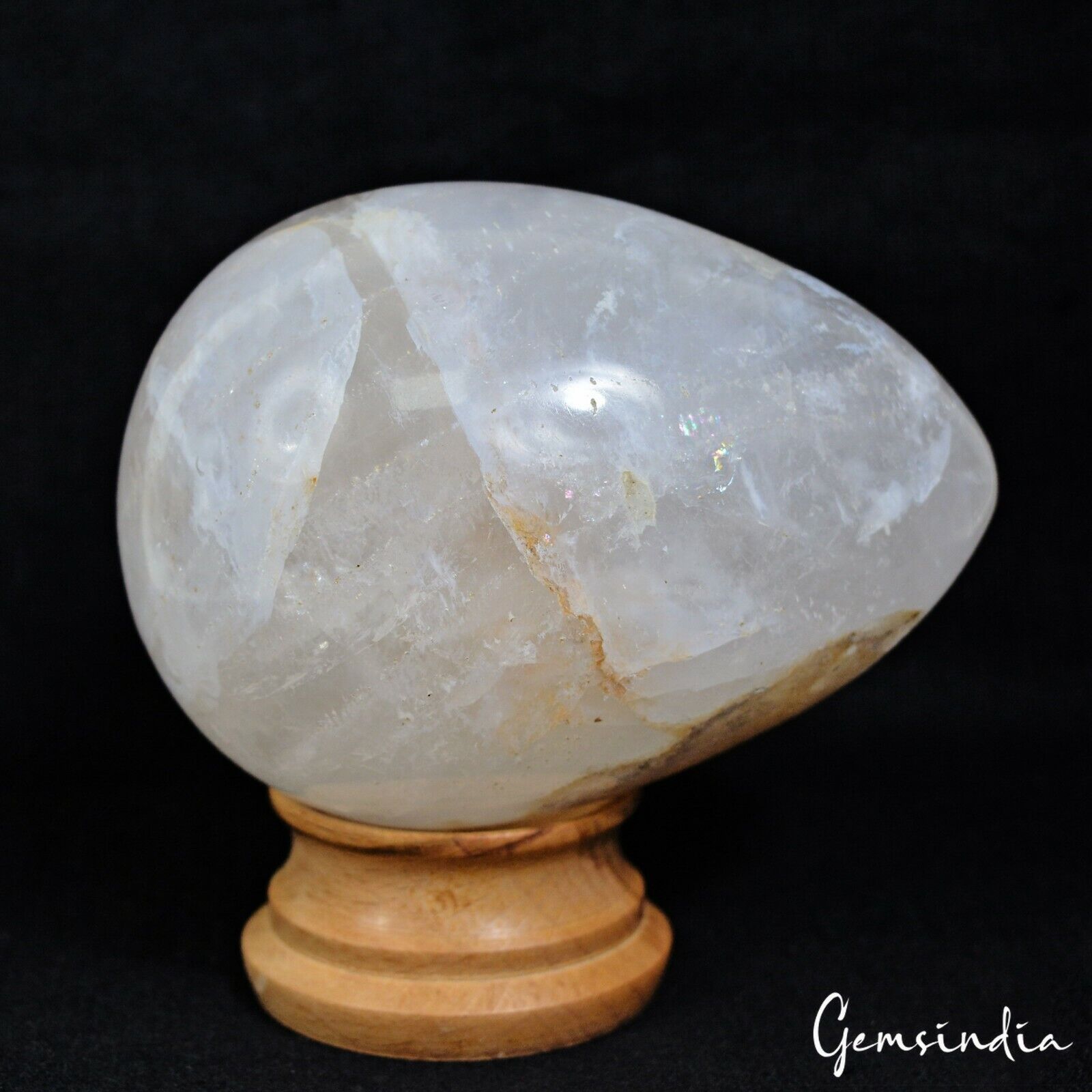 White Quartz Loose Gemstone, Untreated — 96x69 mm, 3230 Ct