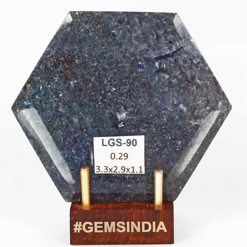 290 gram Natural Huge Blue Sapphire Earth-Mined Hexagon Cut Loose Gemstone