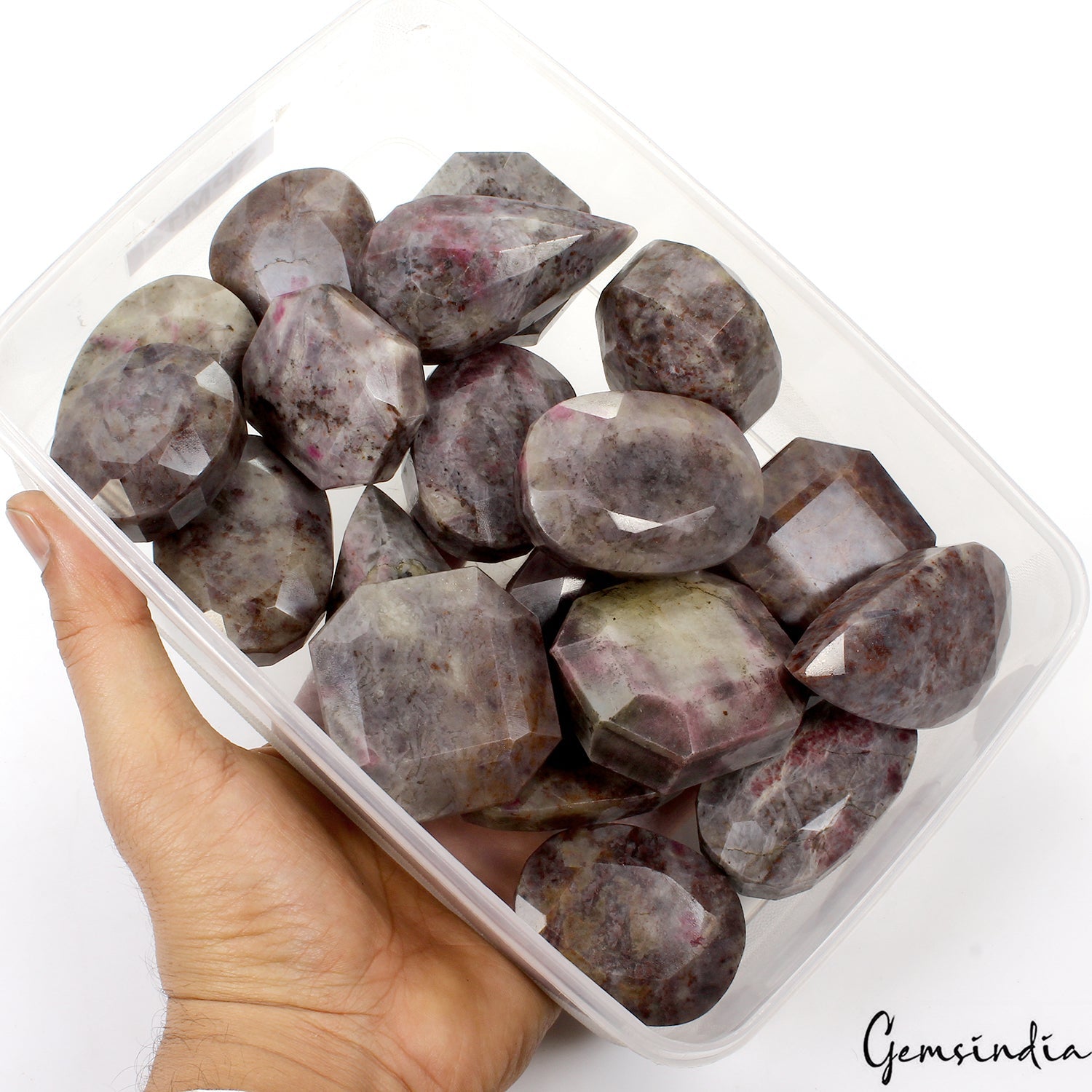 2 Kilo Natural Ruby In Metrix Mix Faceted Earth Mined Museum Size Loose Gem Lot