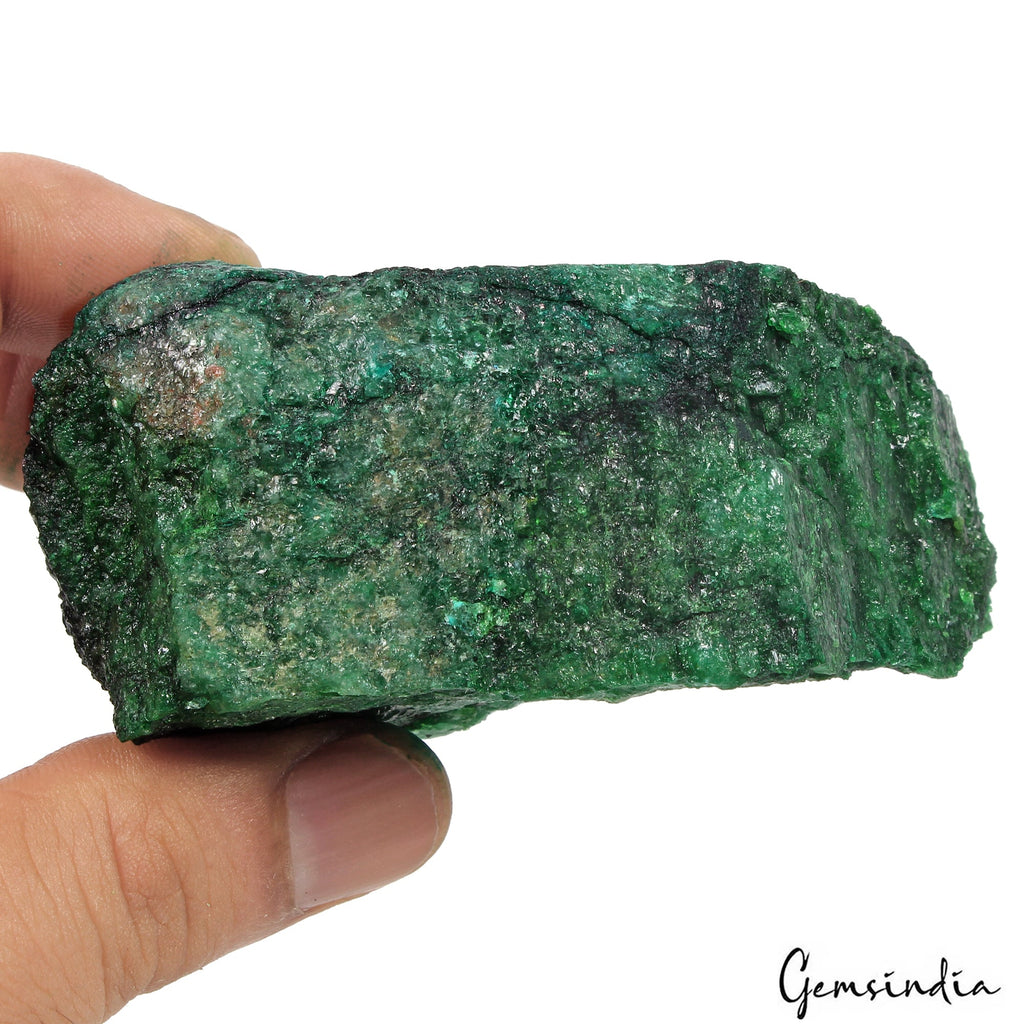 HUGE 1340 Ct Natural Green Emerald Colombian Uncut Rough Loose Gemstone Specimen