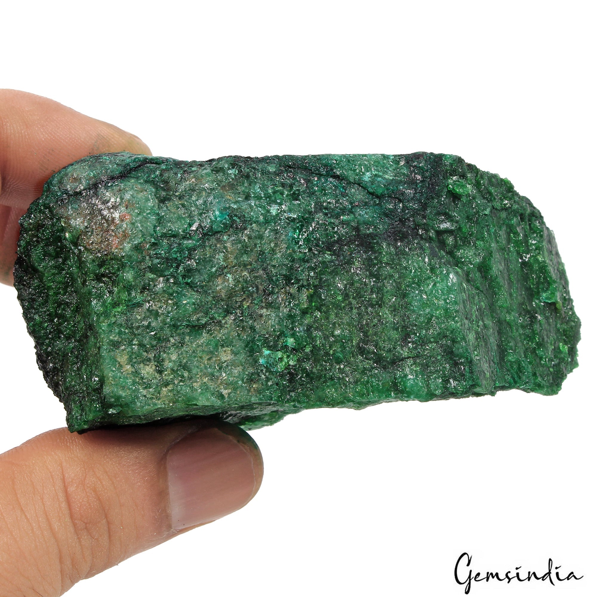 HUGE 1340 Ct Natural Green Emerald Colombian Uncut Rough Loose Gemstone Specimen