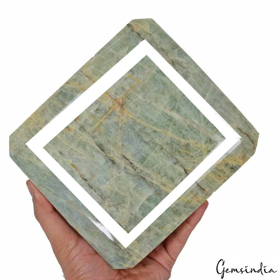 4.4Kg Natural Untreated Beryl Aquamarine Octagon Cut Museum Size Earth Mined Gem