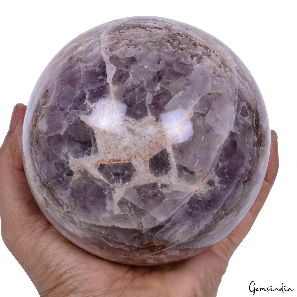 2.5 Kg Natural Untreated Amethyst Crystal Quartz Healing Mineral Huge Gem Sphere