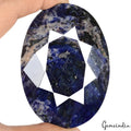 1200 Cts Natural Untreated Blue Sodalite Oval Faceted Cut Loose Huge Size Gem