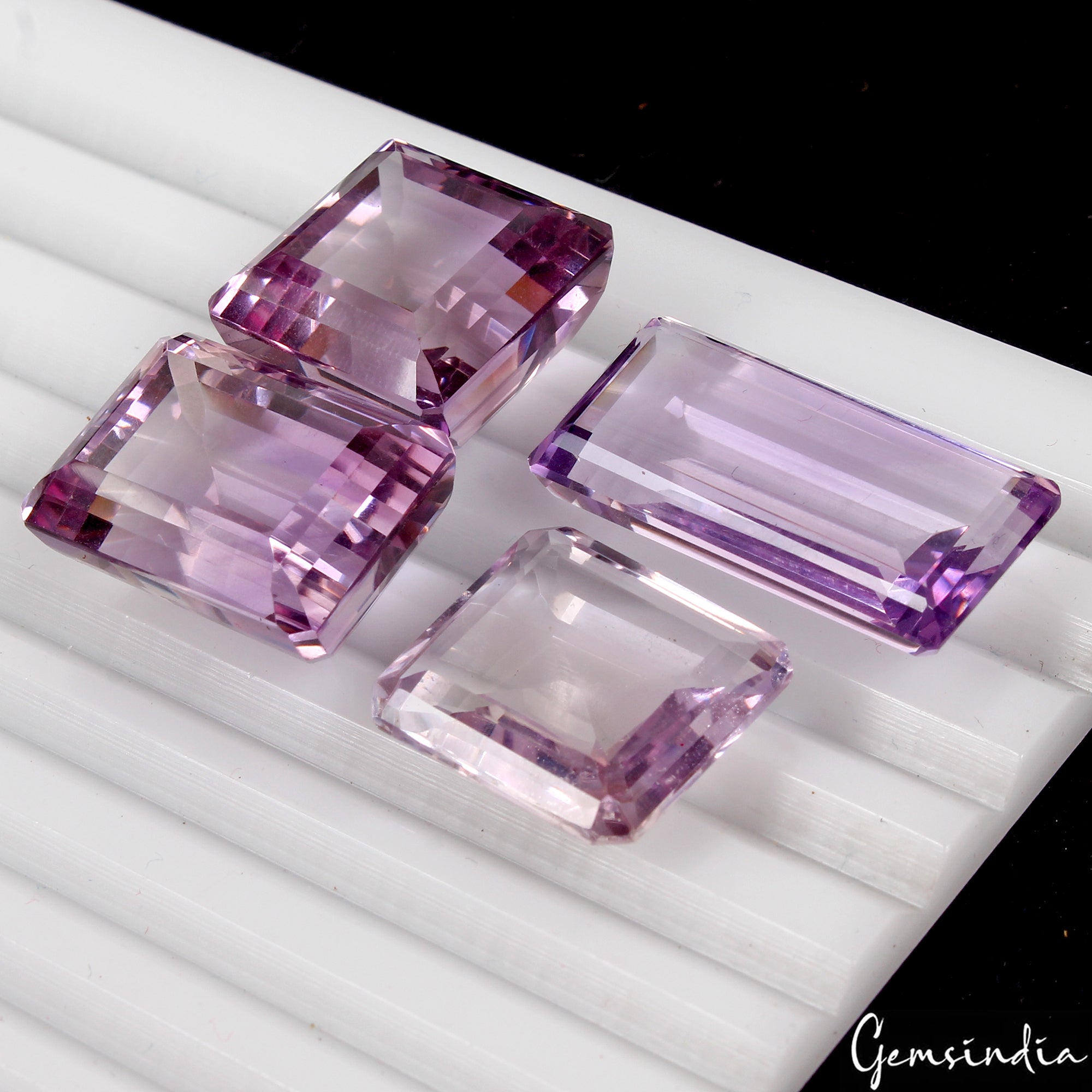 117.20 Ct Natural Untreated Purple Amethyst Mix Faceted Loose Gems For Jewelry