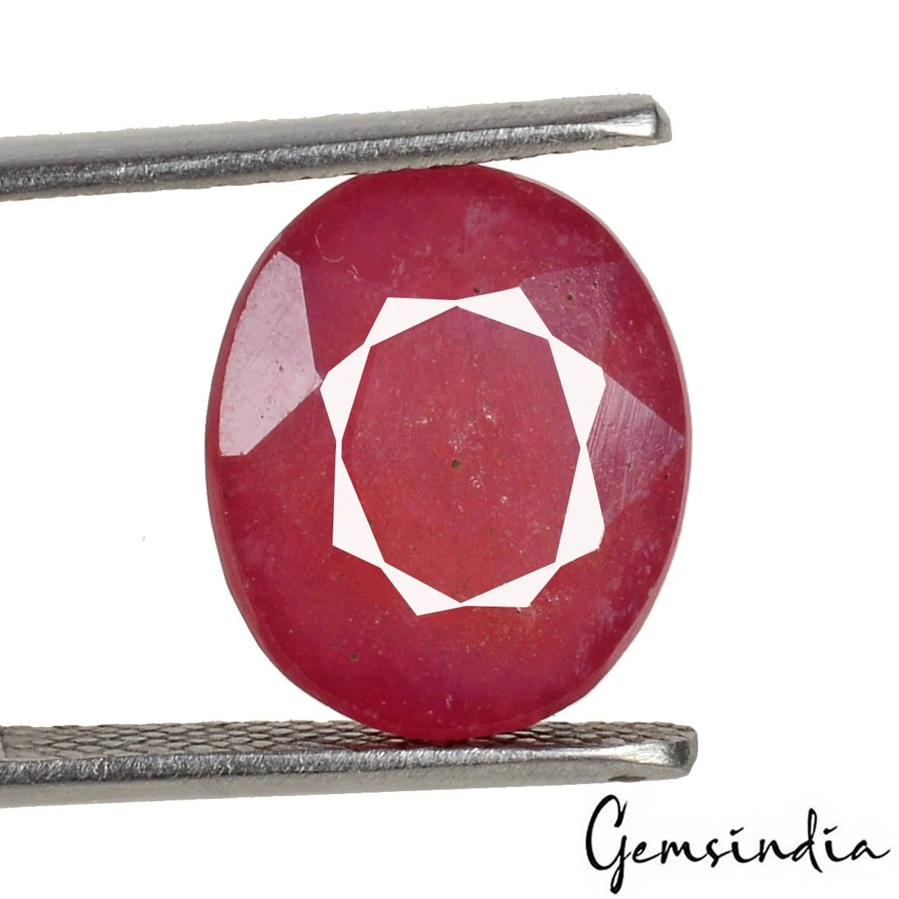 Oval Cut 10.10Ct Red Ruby Loose CERTIFIED Mozambique Gemstone For Ring Making