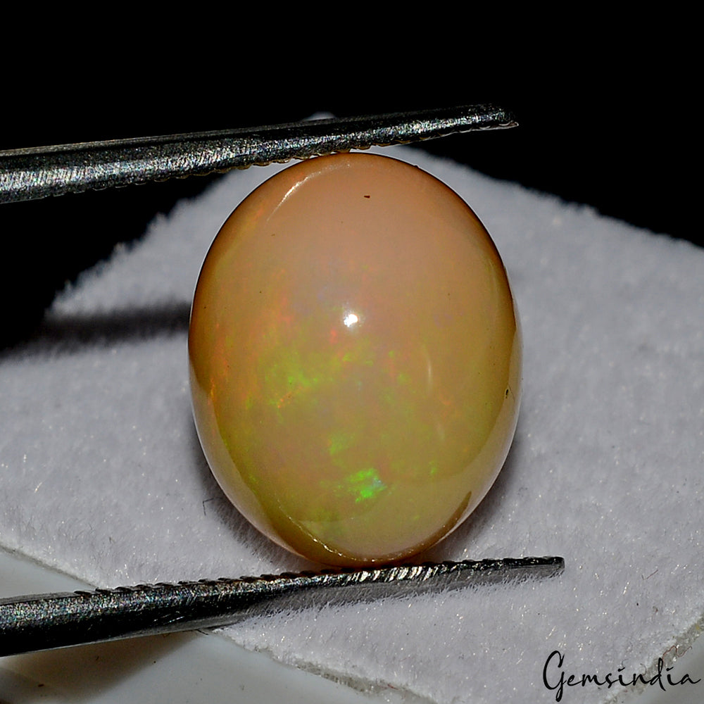 4.00 Ct Hardy STRONG! Natural Huge Yellow &Rainbow Color Sparkling Opal Ethiopia