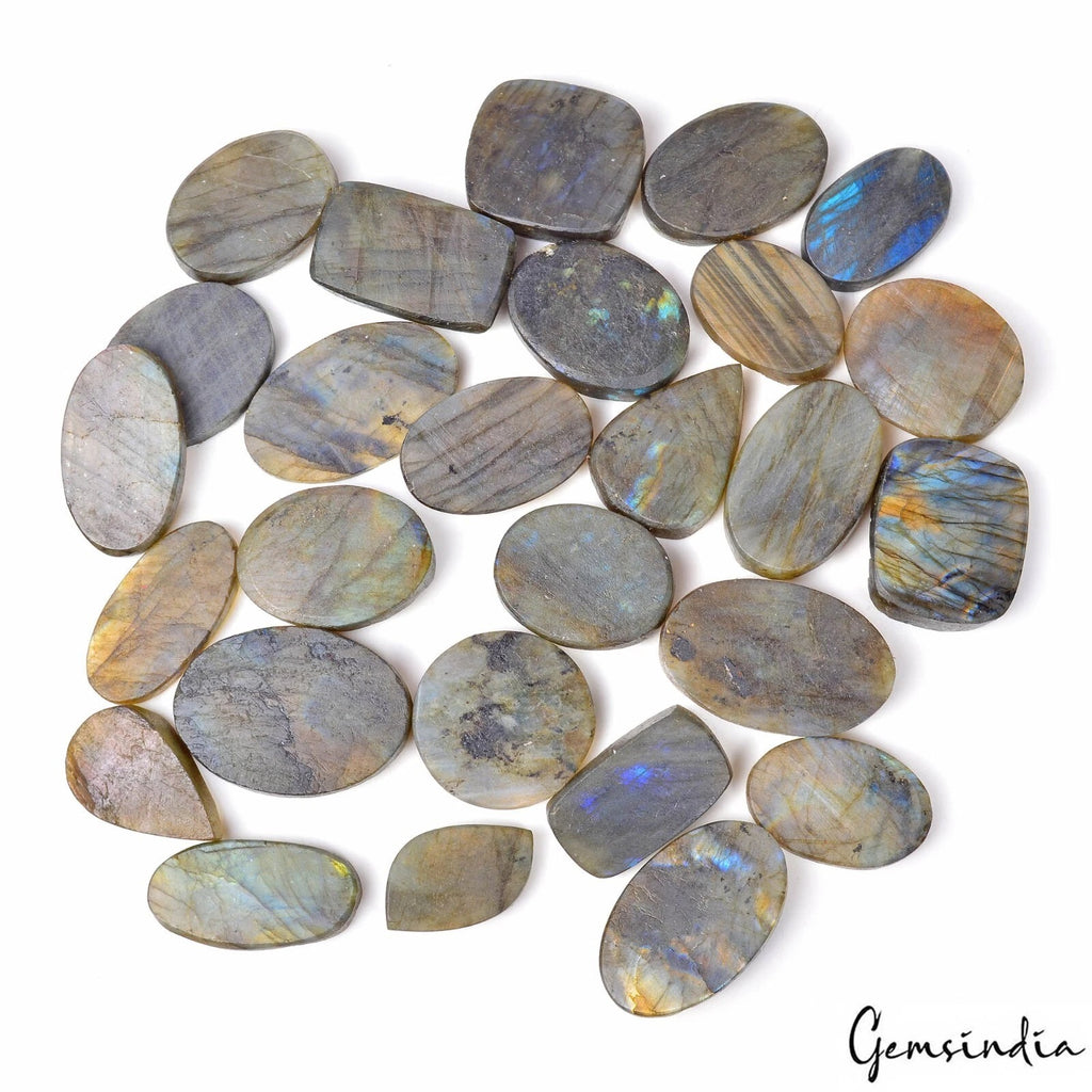Labradorite Lot, Loose Gemstone, Untreated — 22 Pieces, 30mm to 39mm, 1500 Ct