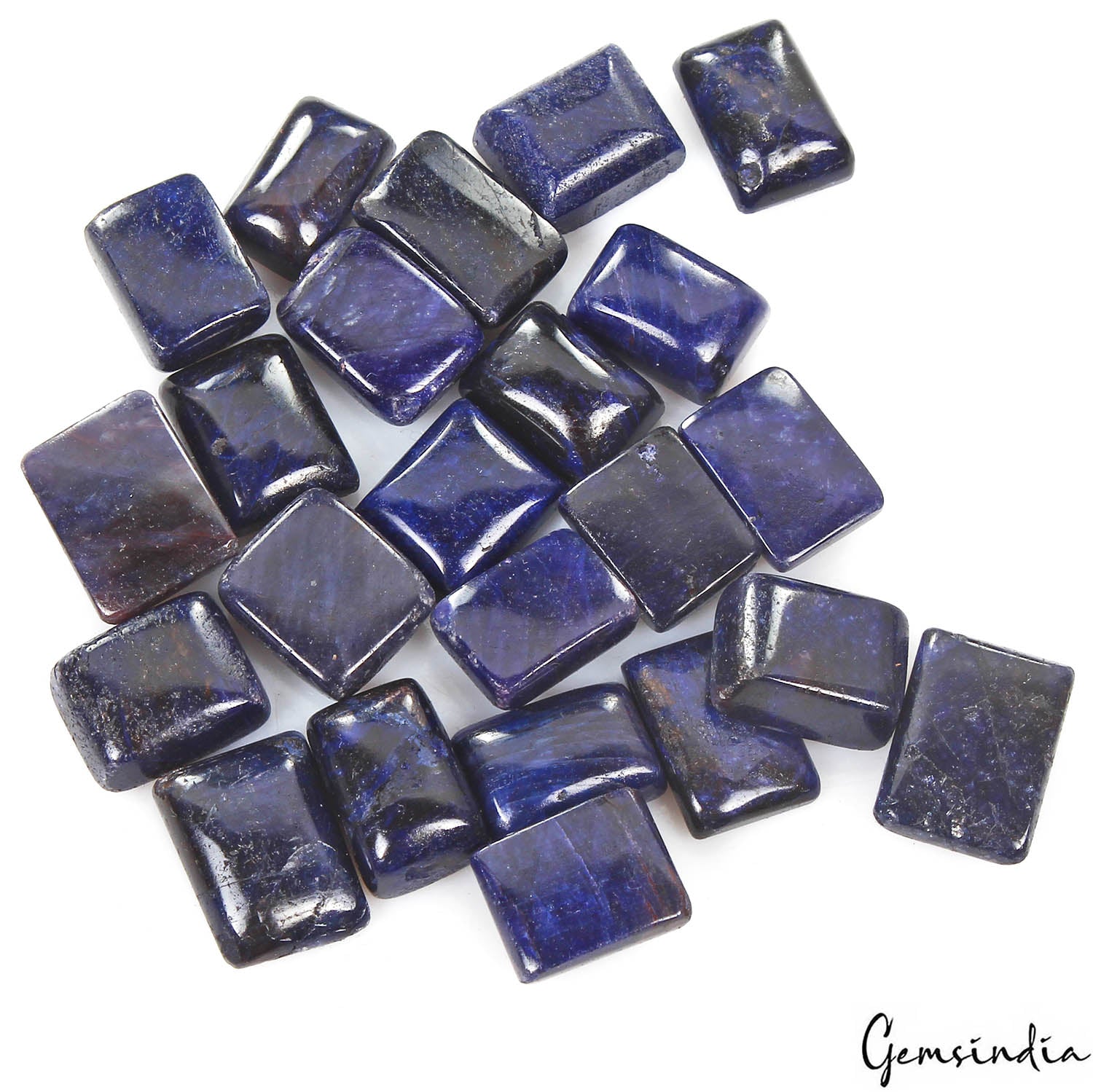 320 Cts/23 Pcs Natural African Blue Sapphire Baguette Cut Loose Gems For Jewelry