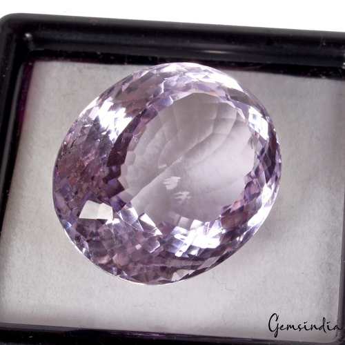 Amethyst Loose Gemstone, Untreated — 24 x 20 x 13mm, 38.00 Ct