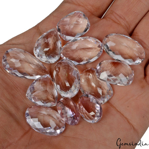 Amethyst Lot, Loose Gemstone, Untreated, Purple — 12 Pieces, 12mm to 23mm, 197.75 Ct, Brazil
