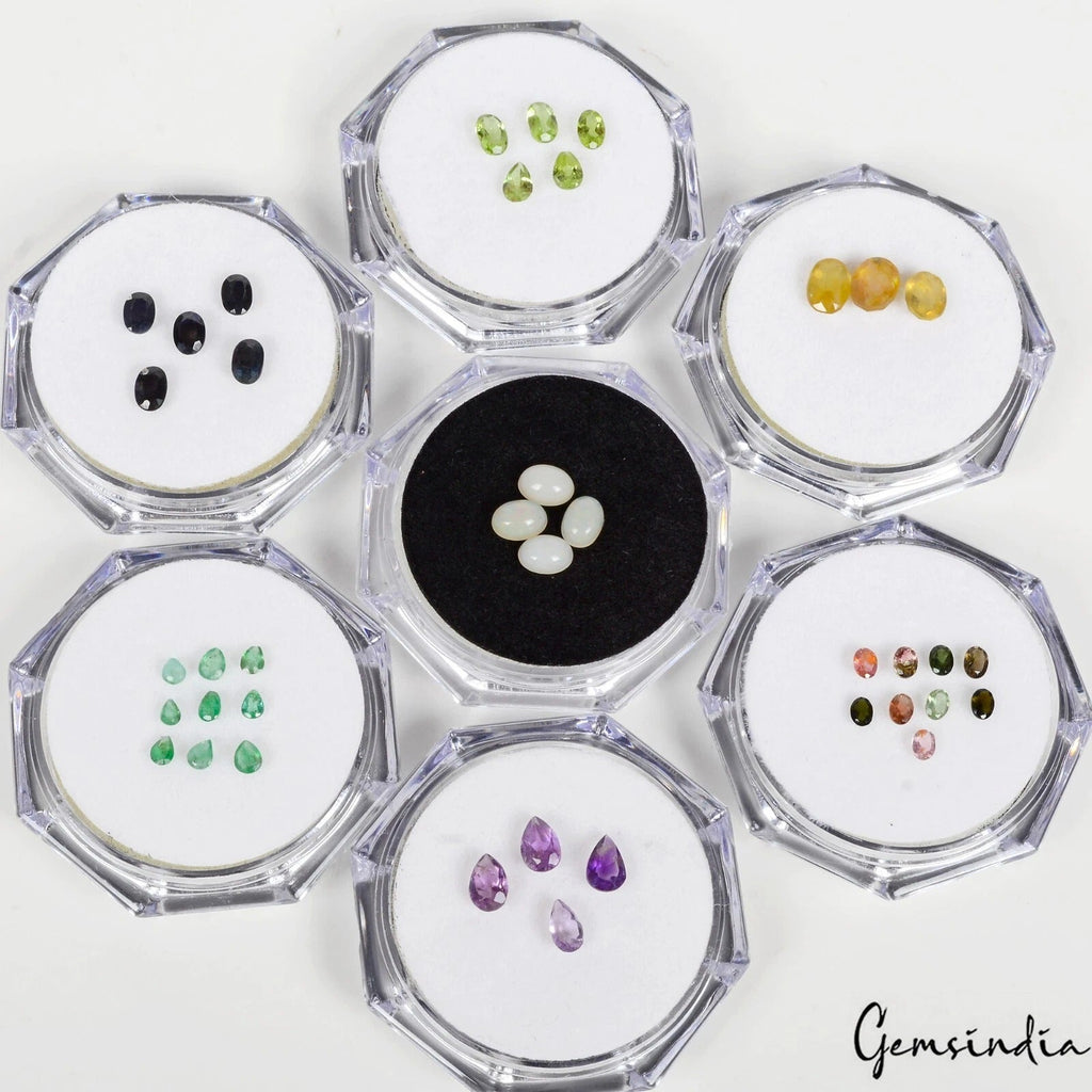 18.20 Cts/39 Pcs Natural Untreated Mufti Color Mix Cut Rare Gems Lot For Jewelry