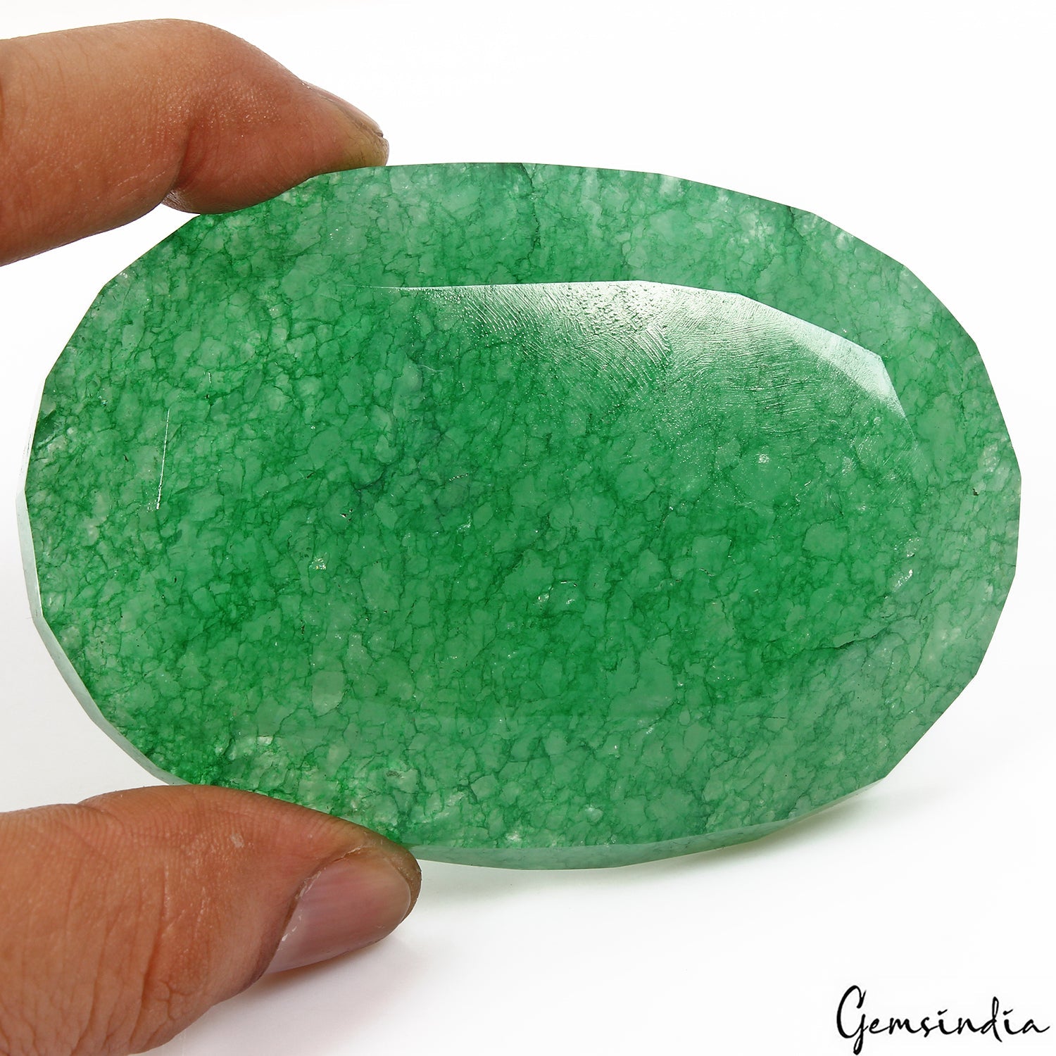 990 Cts Natural Brazilian Green Quartz Oval Faceted Huge Loose Earth mined Gem