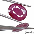 Certified 13.60 Cts Natural Mozambique Red Ruby Oval Cut Loose Precious Gemstone