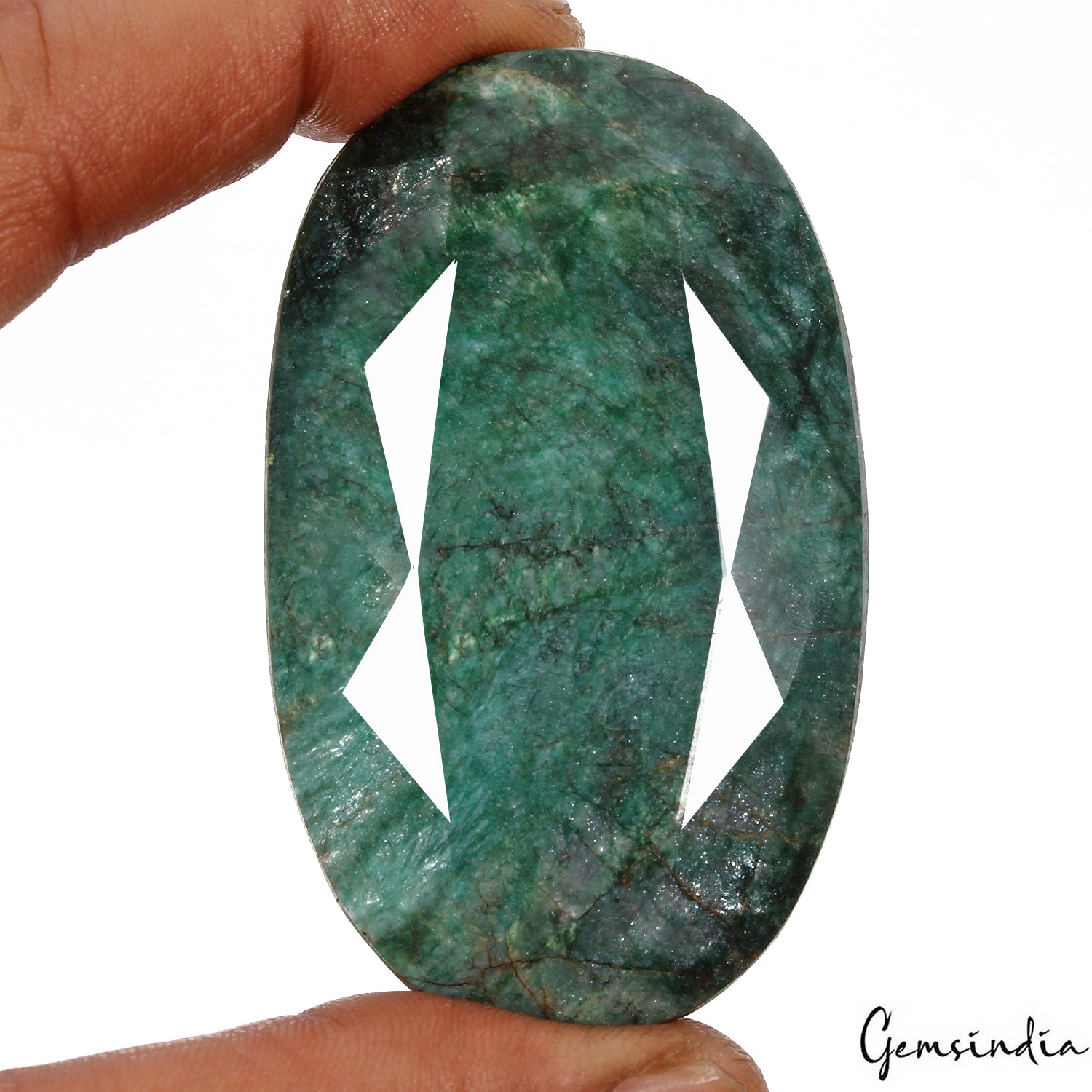 660 Ct Natural Brazilian Green Emerald Oval Faceted Cut Loose Huge Size Gemstone
