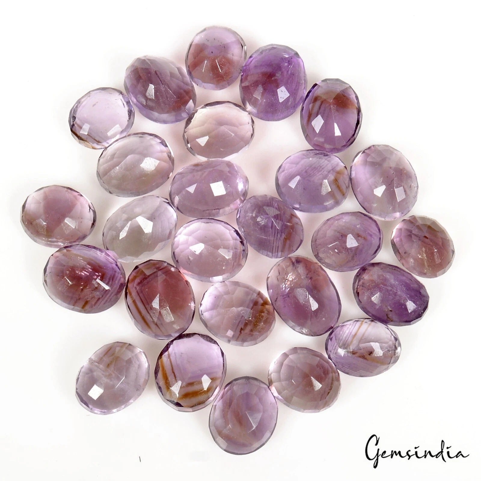 Amethyst Lot, Loose Gemstone, Untreated, Purple — 26 Pieces, 12mm to 15mm, 200 Ct, Brazil
